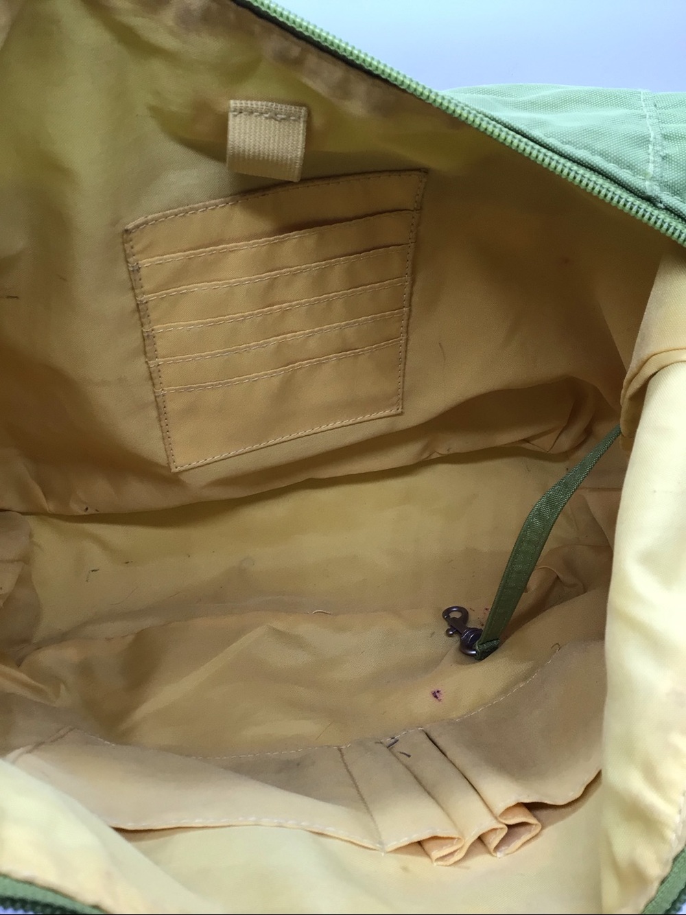 Baggallini Lime Green Nylon Shoulder Bag - Picture 9 of 11